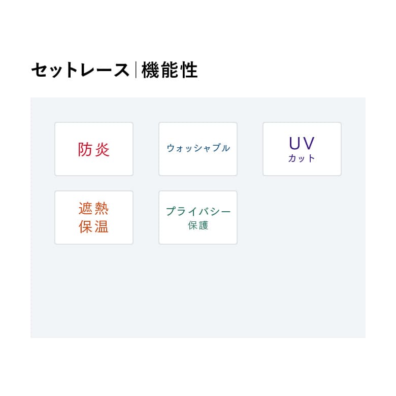 セットレース｜機能性