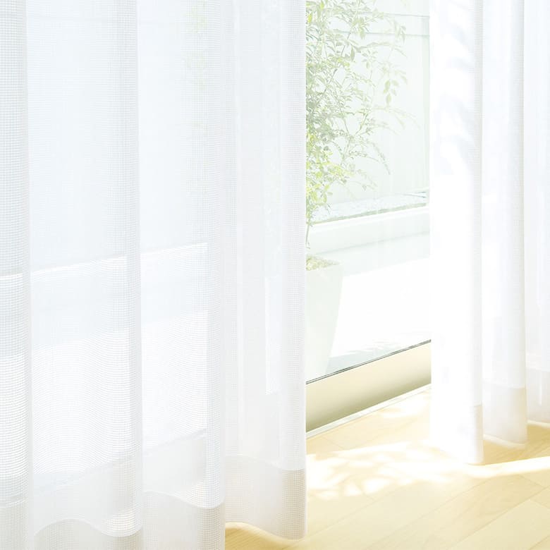 柔らかな風合い レースカーテン